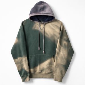 เสื้อฮู้ดดี้ผ้าฟลีซโอเวอร์ไซส์ รุ่นใหม่ล่าสุด ผ้าฝ้าย 100% ซักฟอกแบบดิสเทรส สไตล์วินเทจ ระบายอากาศได้ดี แห้งเร็ว เหมาะสำหรับฤดูหนาว สีซีดแบบฟอกด้วยกรด - Product Image 1