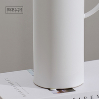 Merlin Living Kettle Vase blanc Décoration en céramique Vase Décoration Maison Chaozhou Fabrication en usine de céramique