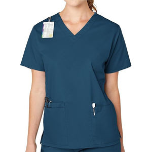 Léger échauffement col en V uniformes naturels vêtements de travail d'infirmière pour femmes vestes de gommage pour l'hôpital meilleure vente - Product Image 2