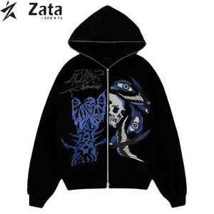 Custom 500 GSM Polyester/Cotton Fleece Heavyweight DTG Print Acid Washed Stone Wash <b>Pullover</b> <b>Men</b> Unisex Solid Winter - Product Image 6