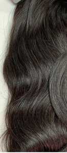 Extensions de cheveux humains indiens ondulés soyeux, qualité Remy, 100 % cuticules alignées, sans traitement chimique, double trame faite à la machine - Product Image 4