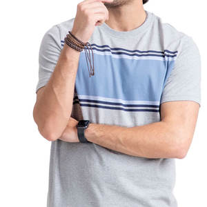 Streetwear personnalisé 100% en coton lourd pour hommes T-shirt GSM 180 de haute qualité léger et décontracté - Product Image 4