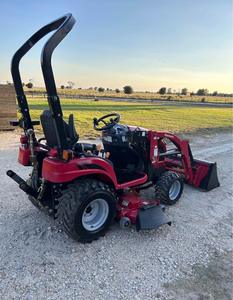 รถแทรกเตอร์มาฮินดราขนาดเล็กมือสอง พร้อมชุดตักดินด้านหน้าและชุดตัดหญ้าแบบ 4x4 – รถแทรกเตอร์ดีเซลขับเคลื่อน 4 ล้อสำหรับสวน - Product Image 5