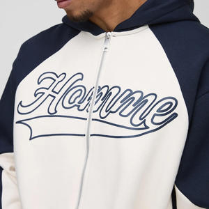 Chándal de algodón 100% con capucha de invierno estampado personalizado de dos piezas OEM directo de fábrica de la mejor calidad y superventas - Product Image 4