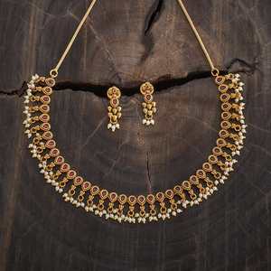 Antique <b>Necklace</b> 182349 Elegant and Timeless for Wedding Occasions - Product Image 4