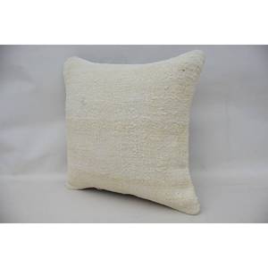 16x16 pulgadas Shabby Chic Vintage Floral Toile Patchwork lana almohada Beige decorativo acento para vivir tejido a mano seda planta estampado - Product Image 3