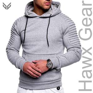 Sudaderas con capucha para hombre del fabricante de Pakistán, forro polar ligero con Capucha forrada, Color sólido para invierno, MOQ bajo - Product Image 6