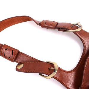 Funda de tijera para el cabello personalizable de alta calidad, cinturón de hombro para la cintura, peluqueros, tijeras de cuero PU, herramienta de peluquería - Product Image 2