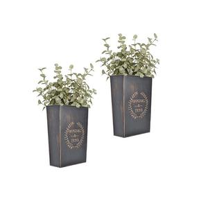 Vente chaude Design Moderne En Métal Fait À La Main Forme Sur Mesure Jardinière Murale Pour La Maison Décorative De L'exportateur Indien - Product Image 3