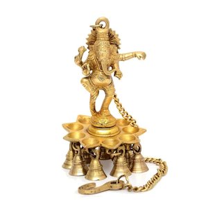 เครื่องทองเหลืองพร้อมกระดิ่งอุปกรณ์งานฝีมือสำหรับตกแต่ง - Product Image 1