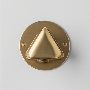 Perilla triangular ZincVibe para cajones y armarios, perilla de puerta de armario, manija de cajón para Villa, muebles de Hotel, apartamento - Product Image 3