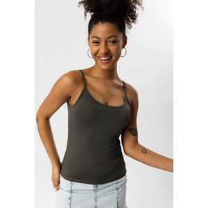 Haut extensible à fines bretelles 100% coton pour tous les jours - Product Image 3