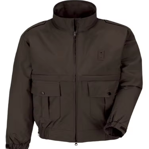 Conjunto de chaqueta de guardia de seguridad de diseño personalizado azul y negro Proveedor de uniformes de invierno Hecho en Pakistán - Product Image 4