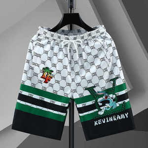 Venta al por mayor de pantalones cortos de los hombres Casual Summer Beach Hawaii Pocket Shorts Pantalones cortos estampados de los hombres - Product Image 5