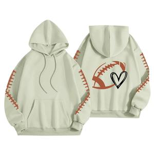 Sudaderas con capucha de manga larga para hombre de invierno 100% algodón de gran tamaño Casual bolsillo deporte sudadera prendas de vestir exteriores - Product Image 3