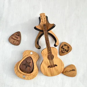 木制乐器家居装饰配件木制迷你吉他乐器价格便宜