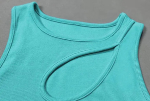 Camiseta sin mangas para mujer de último diseño, tela de algodón, para correr, Fitness, Camiseta corta para mujer, talla de EE. UU., para mujer, camiseta sin mangas, OEM, ODM, logotipo personalizado - Product Image 4