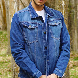Chaqueta vaquera unisex servicio OEM más vendida precio al por mayor chaqueta vaquera unisex 100% algodón chaqueta vaquera unisex - Product Image 4