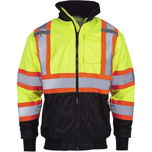 Chaqueta de Seguridad Impermeable con Mangas Largas, Chaqueta de Trabajo de Seguridad Reflectante, Cargada por Dress Sports - Product Image 3
