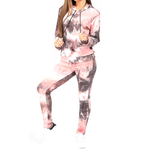 เสื้อวอร์มมัดย้อมสำหรับผู้หญิงผ้านิ่มกันหดแห้งเร็วเสื้อวอร์มดีไซน์ดีที่สุด - Product Image 2