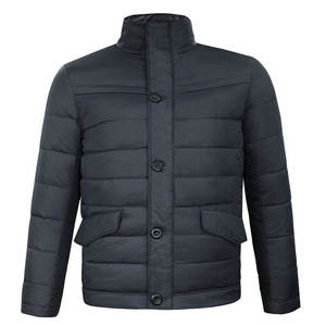 Personnalisé de haute qualité hommes vestes manteaux 2025 nouveau Design de mode Style couleur unie chaud vers le bas manteau doudoune pour hommes - Product Image 1