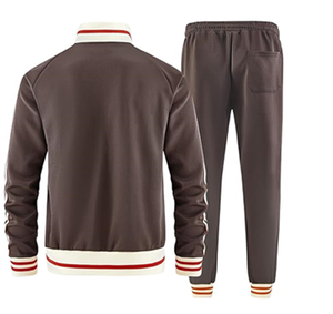 Conjuntos Deportivos para Hombre, Chaqueta Deportiva de Manga Larga con Cremallera Completa y Pantalones, Conjuntos de 2 Piezas - Product Image 2