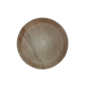 Ensemble d'assiettes jetables compostables biodégradables en feuilles de palmier pour le service des aliments lors des fêtes de mariage - Product Image 1