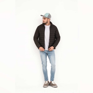 Dernière veste matelassée pour homme de haute qualité, coupe-vent respirant, veste à bulles, 100% polyester, veste matelassée décontractée d'hiver, coupe-vent - Product Image 6