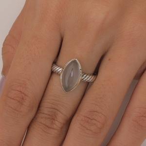 925 Sterling Silver Handmade Gemstone <b>Rose</b> <b>Quartz</b> Spinner <b>Ring</b> 925 Stamped Best Designer Trending Fashion Natural <b>Ring</b> Jewelry - Product Image 3