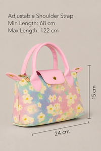 Women's Natural Linen Woven Mini Tote Bag | <b>Summer</b> Top Handle <b>Handbag</b> | Custom Logo OEM ODM Wholesale - Product Image 6