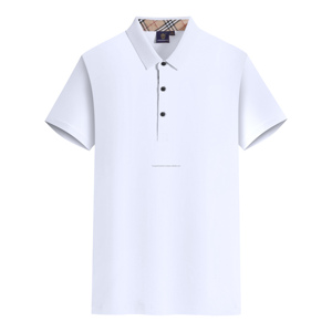 OEM Precio de fábrica Logotipo personalizado Impreso Hombres Polo Camisa 200gsm Poliéster Spandex Algodón Casual Wear Plain Blank Polo T Shirt - Product Image 3