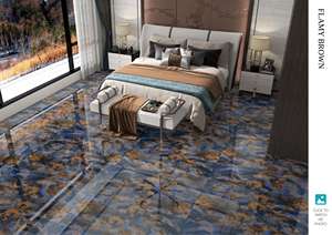 Azulejos de Porcelana de Alto Brillo para Pisos y Paredes, 24x48 Pulgadas, Superficie Pulida, para Espacios Interiores Elegantes - Product Image 2