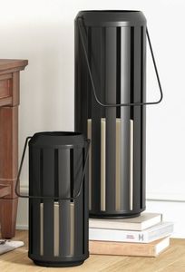 Elegante Farol de Metal, Portavelas Clásico, Impermeable, Ecológico, Decorativo para Mesa, Rústico, Colgante para Exteriores - Product Image 6