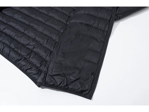 Chaqueta Acolchada con Capucha para Hombre, Chaqueta de Invierno Acolchada Resistente al Agua y Ecológica, Chaqueta Cortavientos Gruesa para Esquí y Senderismo al Aire Libre, Blanca - Product Image 3