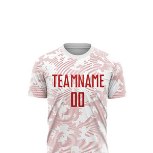 Conjunto de uniforme de fútbol con logotipo personalizado de alta calidad, jersey de media manga colorido, impresión por sublimación, uniformes de fútbol personalizables - Product Image 4