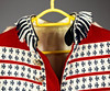 RED GRENADIER GUARDSMAN DRUMMER'S JACKET À LA MANIÈRE DE Mick JAGGER Uniforme Napoléon Veste en laine Uniforme de gouverneur
