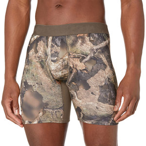 Pantalones cortos de compresión para hombre para correr y usar en el gimnasio Pantalones cortos de compresión de entrenamiento con costuras planas - Product Image 3