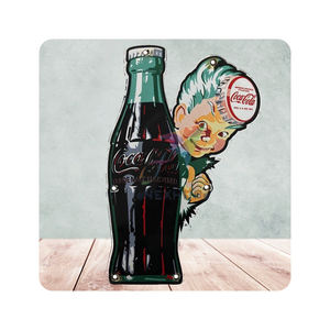 NEXHUB Custom Die Cut Vintage Metal Craft <b>Enamel</b> Signs Retro Tin Home Decoration Outdoor Logo Handmade <b>Sign</b> Board Manufacturer - Product Image 6