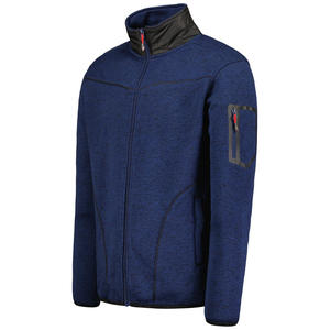 Veste respirante en polaire hybride personnalisée avec fermeture éclair pour hommes Veste d'extérieur élégante et respirante de bonne qualité avec logo personnalisé - Product Image 4