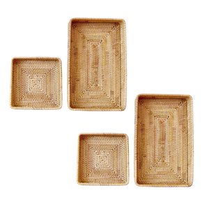 ถาดหวายเวียดนามธรรมชาติทนทานสำหรับเก็บอาหารและใช้ในครัวเรือน - Product Image 1