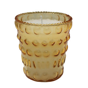 Bougie Votive ronde en verre avec cire de couleur verte, Design classique en métal pour la maison et la décoration du Ramadan, personnalisée en vrac - Product Image 4