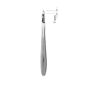 Pince à ongles à poignée simple Tondeuse à cuticules Double ressort 7 mm Pointe Lap Joint Dead Skin Remover Toe Nail Nipper - Product Image 4