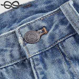 Femmes taille haute jambe large Denim Shorts décontracté plissé coupe ample Jean été mode confortable à la mode polyvalent - Product Image 2