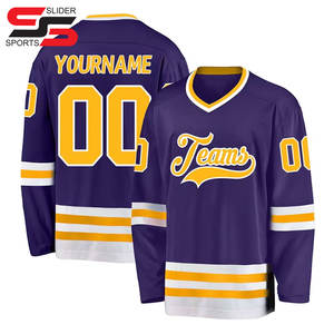 Maillot de hockey sur glace unisexe personnalisé, service OEM, haute qualité, design personnalisé, séchage rapide, couleur/taille personnalisée, prix de gros - Product Image 6