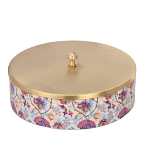 Olla Chapati redondeada con acabado brillante para mesa de cena y fiesta, olla para contenedor Chapati de la mejor calidad con tapa de vidrio - Product Image 2