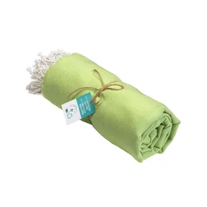 Pareo in Cotone Riciclato, Accessorio Sostenibile per Giornate di Spiaggia Eco-Friendly - Product Image 1