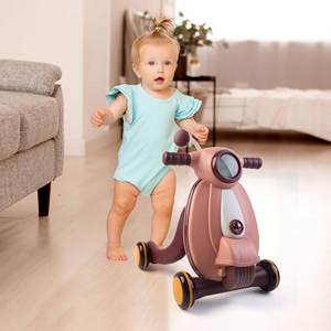 ROBINCOOL Orange Baby Walker with <b>Light</b> and Wheel Lock 43 X 45 X 52 CM Fun <b>Pull</b>-Toys & Walkers - Product Image 2