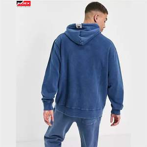 Fabricant OEM – Sweat à capuche délavé pour homme, qualité supérieure, en coton, sur mesure, coupe oversize, style streetwear - Product Image 3