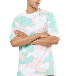 เสื้อยืดโอเวอร์ไซส์สีพื้นผู้ชาย เนื้อผ้านุ่มสบาย ระบายอากาศได้ดี แห้งเร็ว คุณภาพสูง ผลิตจากผ้าฝ้าย 100% - Product Image 1