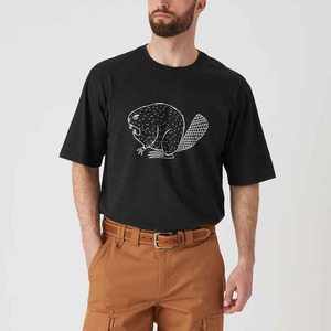 เสื้อยืดผ้าฝ้ายฟลีซหนานุ่มพิมพ์โลโก้ตามสั่งสำหรับฤดูหนาวแคนาดา - Product Image 4